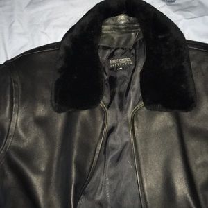 Robert Comstock leather coat